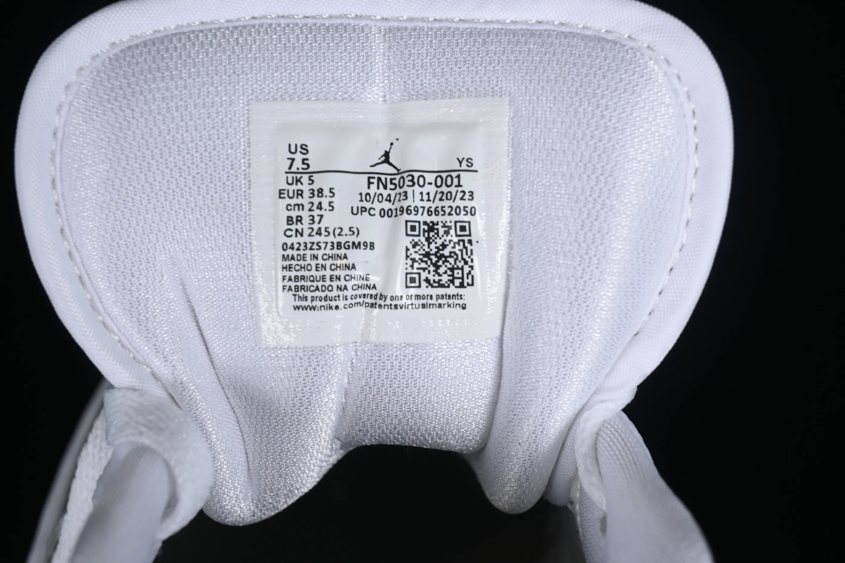 All categories Air Jordan Jordan series basketball shoes Air Jordan 1 Low Air Jordan 1 Low "Metallic Silver" AJ1 Joe 1 gray silver low-top cultural casual sneakers FN5030-001